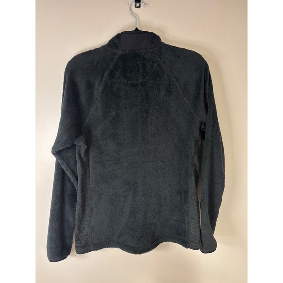 LL Bean Women Fleece‎ Jacket Full Zip Pockets Black Size M Reg - Picture 5 of 8